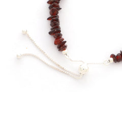 amber rough bracelet