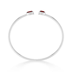 garnet cut bracelet
