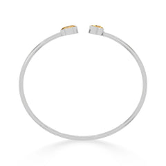 citrine cut bracelet