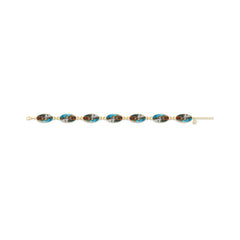 spiny oyster turquoise chain bracelet