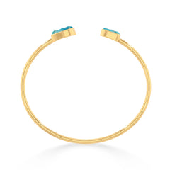 turquoise twister bracelet