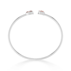 morganite cut bracelet