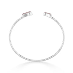 morganite twister bracelet