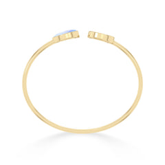 purple moonstone cab bracelet