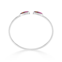 pink spiny oyster cab bracelet