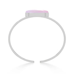 pink moonstone rough bracelet