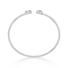 tanzanite cut bracelet