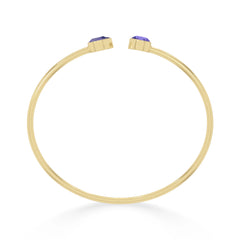 tanzanite cut bracelet