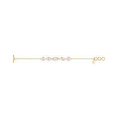 herkimer rough bracelet
