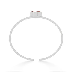 rose quartz cut bracelet