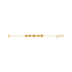 citrine rough bracelet