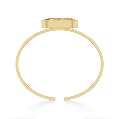 citrine cut bracelet