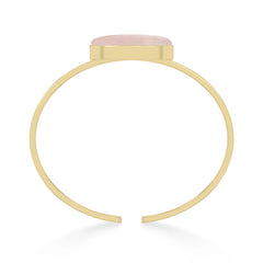 rose quartz rough bracelet