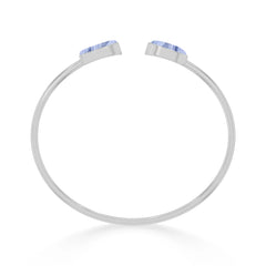 blue lace agate cab bracelet