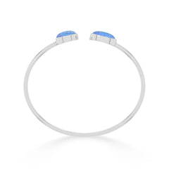 australian opal cab bracelet