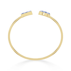 blue lace agate cab bracelet