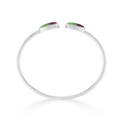 ruby zoisite cab bracelet