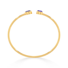 tanzanite cut bracelet