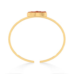 sunstone rough bracelet