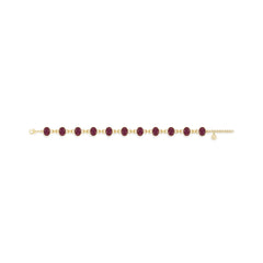 ruby chain bracelet