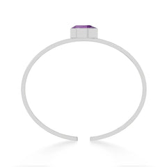 amethyst cut bracelet