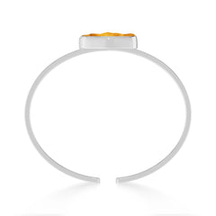 citrine rough bracelet