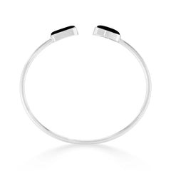 black onyx cab bracelet