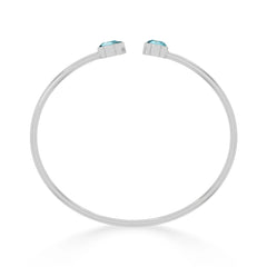 paraiba apatite cut bracelet