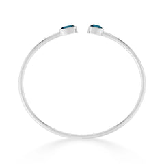 london blue topaz cut bracelet