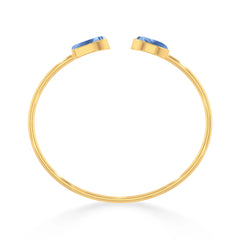 blue opal cab bracelet