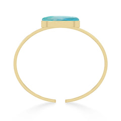 green moonstone rough bracelet