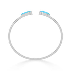 green moonstone cab bracelet