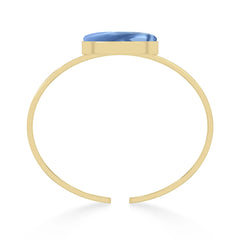 blue opal rough bracelet