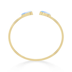 purple moonstone cab bracelet