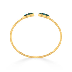 chrysocolla cab bracelet