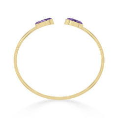 charoite cab bracelet