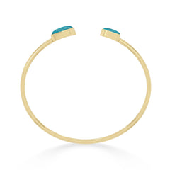 paraiba apatite twister bracelet