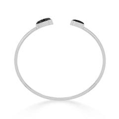 black tourmaline twister bracelet