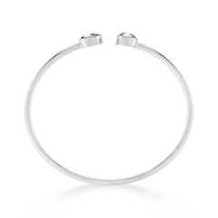 rose quartz cut bracelet