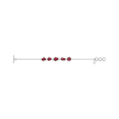 pink tourmaline rough bracelet