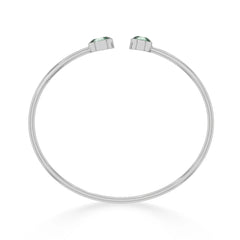 emerald cut bracelet