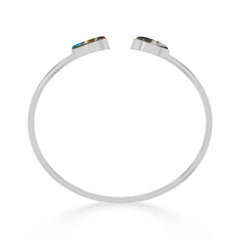 spiny oyster turquoise cab bracelet