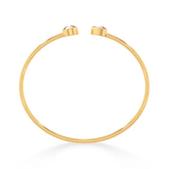 rose quartz cut bracelet