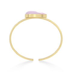 pink moonstone rough bracelet