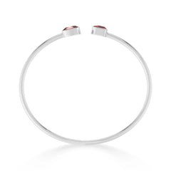 garnet cut bracelet