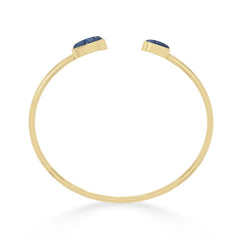 blue sapphire twister bracelet
