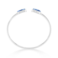 blue opal cab bracelet
