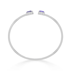 tanzanite cut bracelet