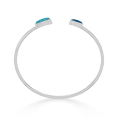 paraiba apatite with neon apatite twister bracelet