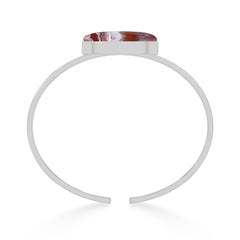 crazy lace agate rough bracelet